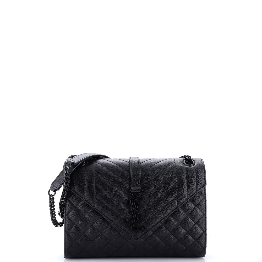 Saint Laurent Medium Classic Monogram Envelope Satchel